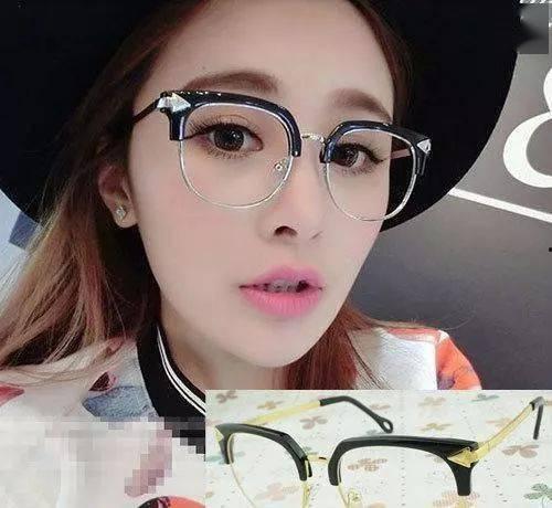 近视眼镜女明星,时尚与健康的完美融合